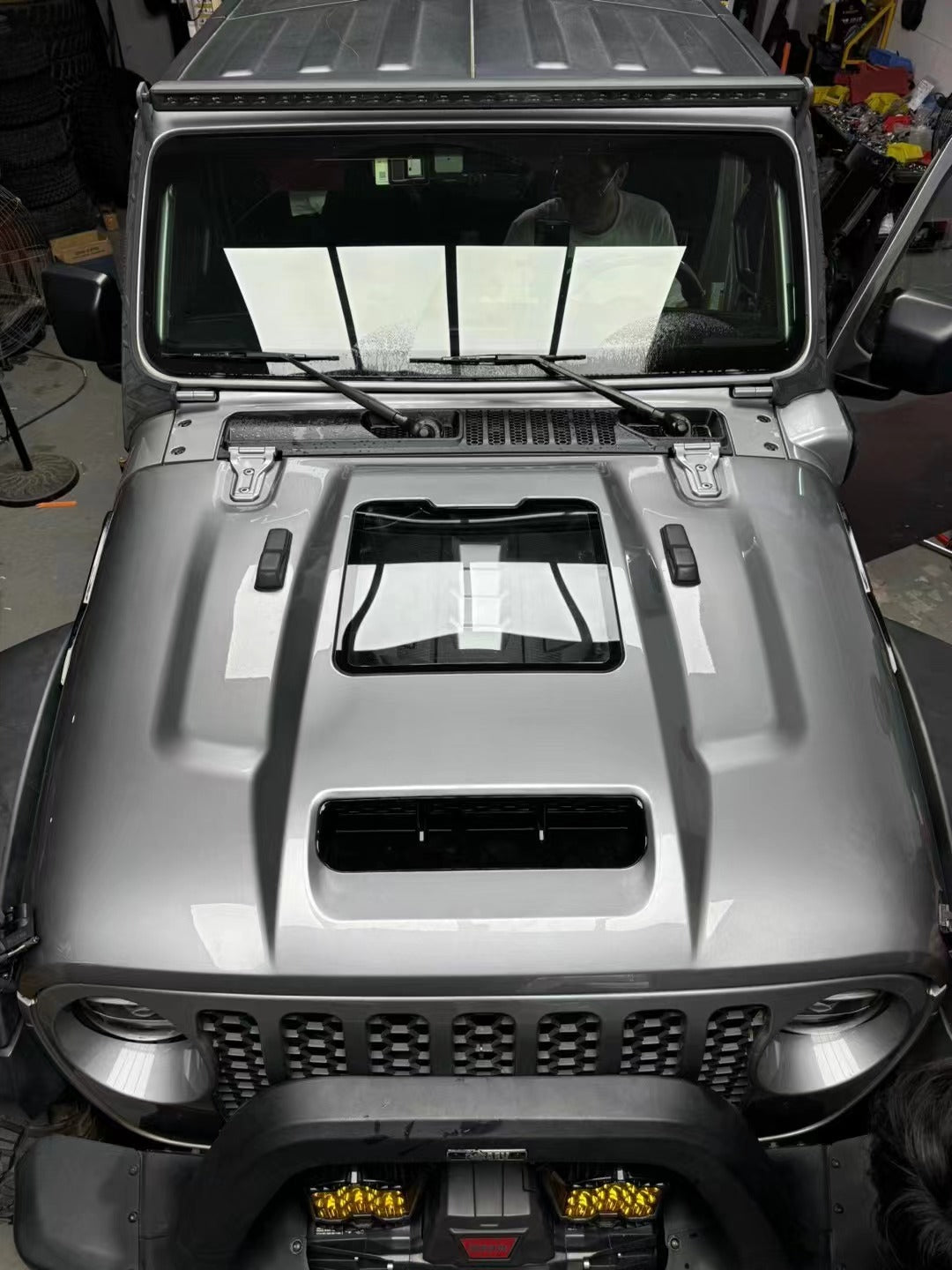 Capó de cápsula espacial El capó de repuesto para Jeep Wrangler JK JL JLU y Gladiator JT 2020-2023