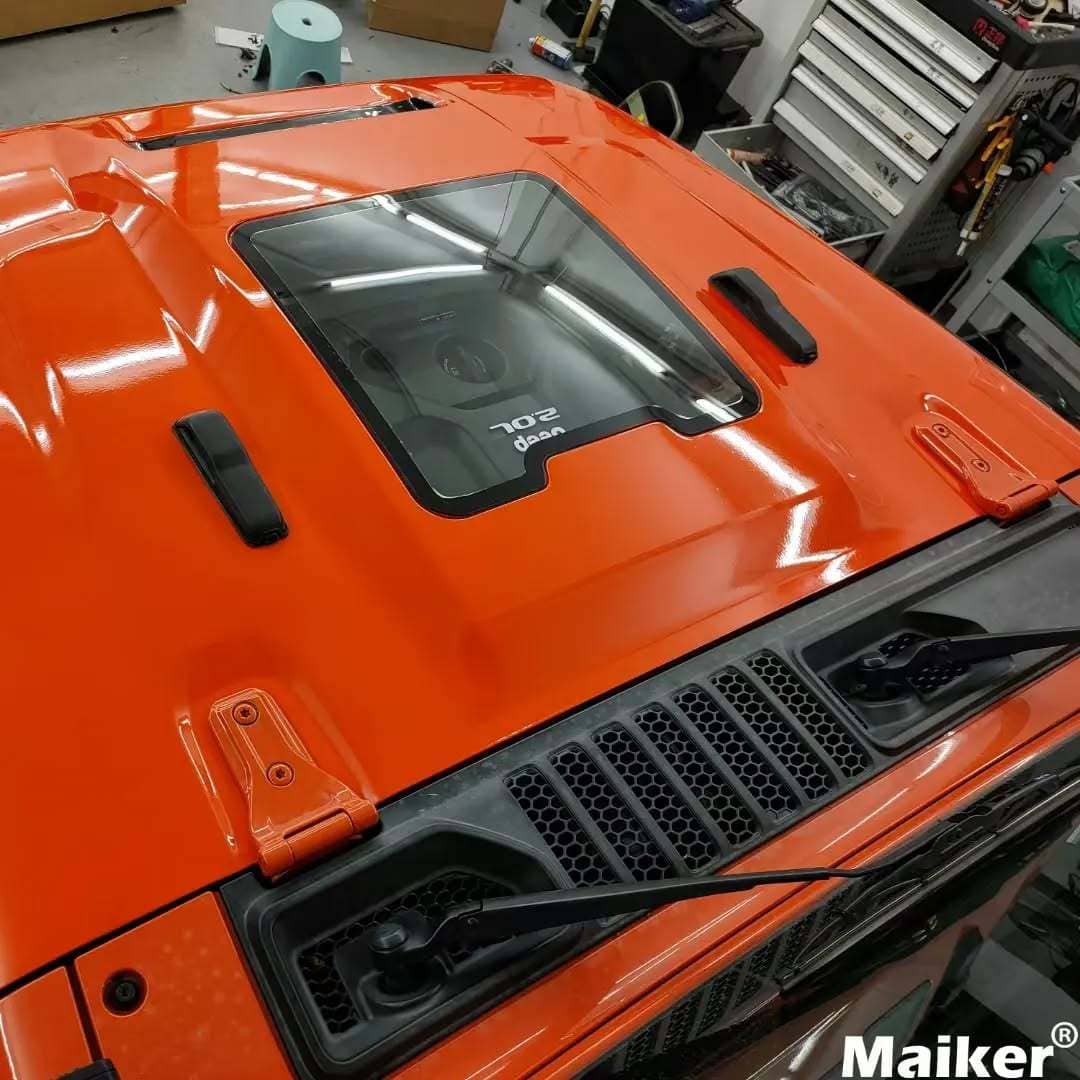 Capó de cápsula espacial El capó de repuesto para Jeep Wrangler JK JL JLU y Gladiator JT 2020-2023