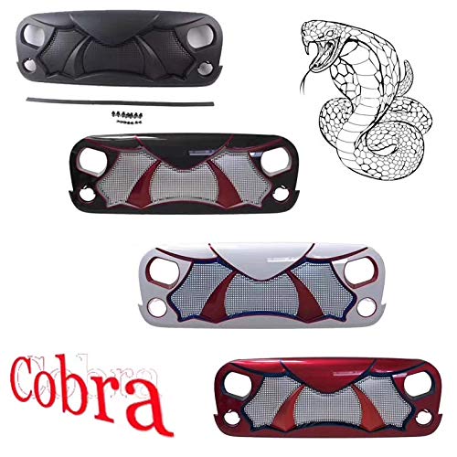 Easter Viper Style Grille(07-17 Jeep Wrangler Rubicon Sahara Sport JK/JKU)