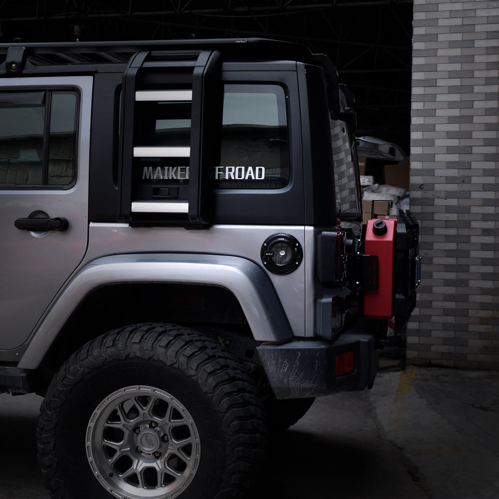 MAIKER Tapa transparente para tanque de gasolina para Jeep Wrangler JL 2018-2023, 2 puertas, 4 puertas, Rubicon Sahara JK 2017-2023, aluminio