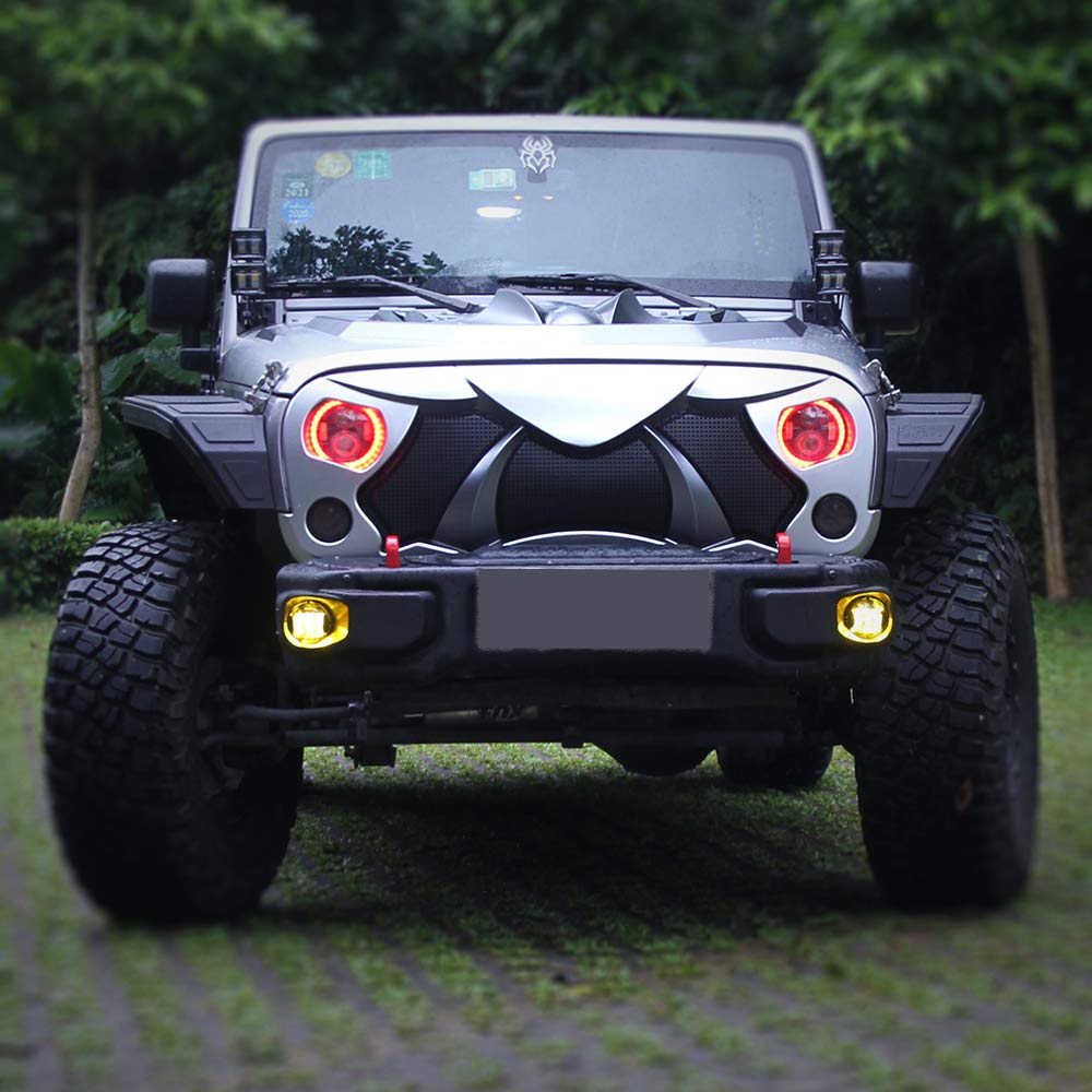 Easter Viper Style Grille(07-17 Jeep Wrangler Rubicon Sahara Sport JK/JKU)