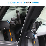 Dashboard Left Side Phone Holder Mount, Anti-Shake Stabilizer Custom Adjustable Cell Phone Holder for Ford Bronco Accessories 2021 2022 2023