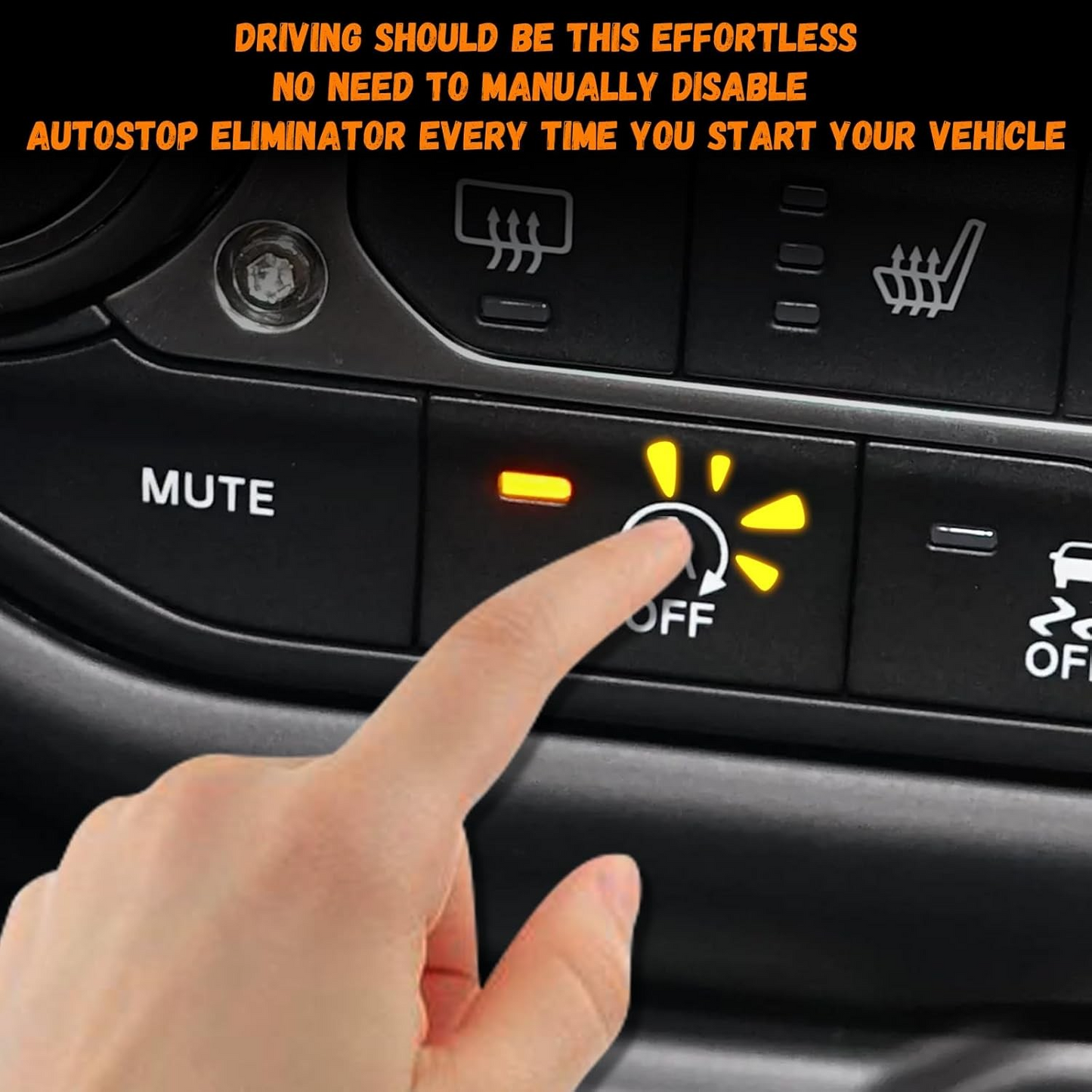 Auto Start Stop Eliminator for 2018-2024 Jeep Wrangler JL & 2020-2024 JT, Engine Start-Stop System Bypass, Automatic Stop-Start Canceller