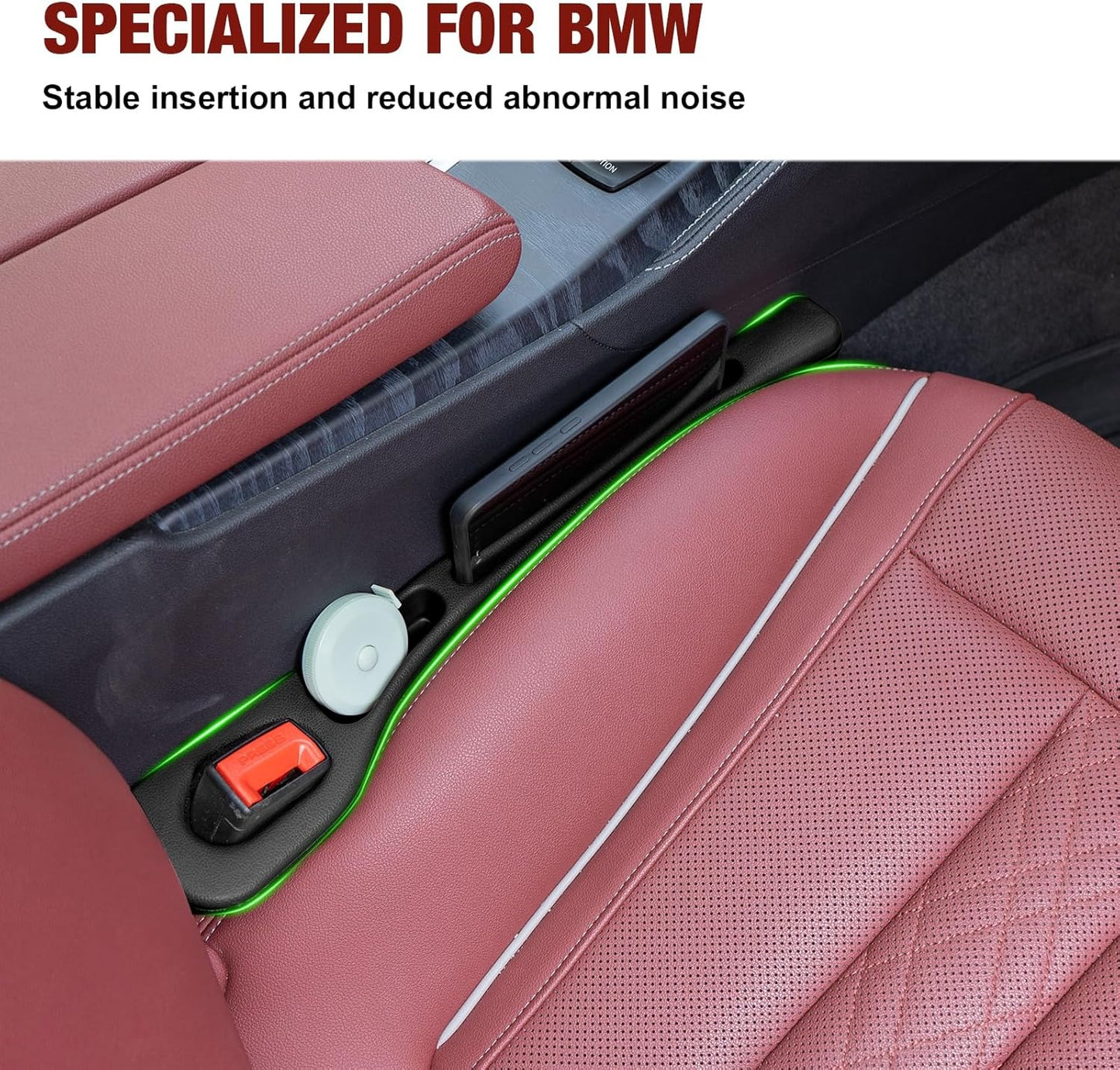 2 x Car Seat Gap Filler, Car Seat Gap Filler, Car Seat Gap Filler for Preventing Items from Falling Off for BMW 5 Series