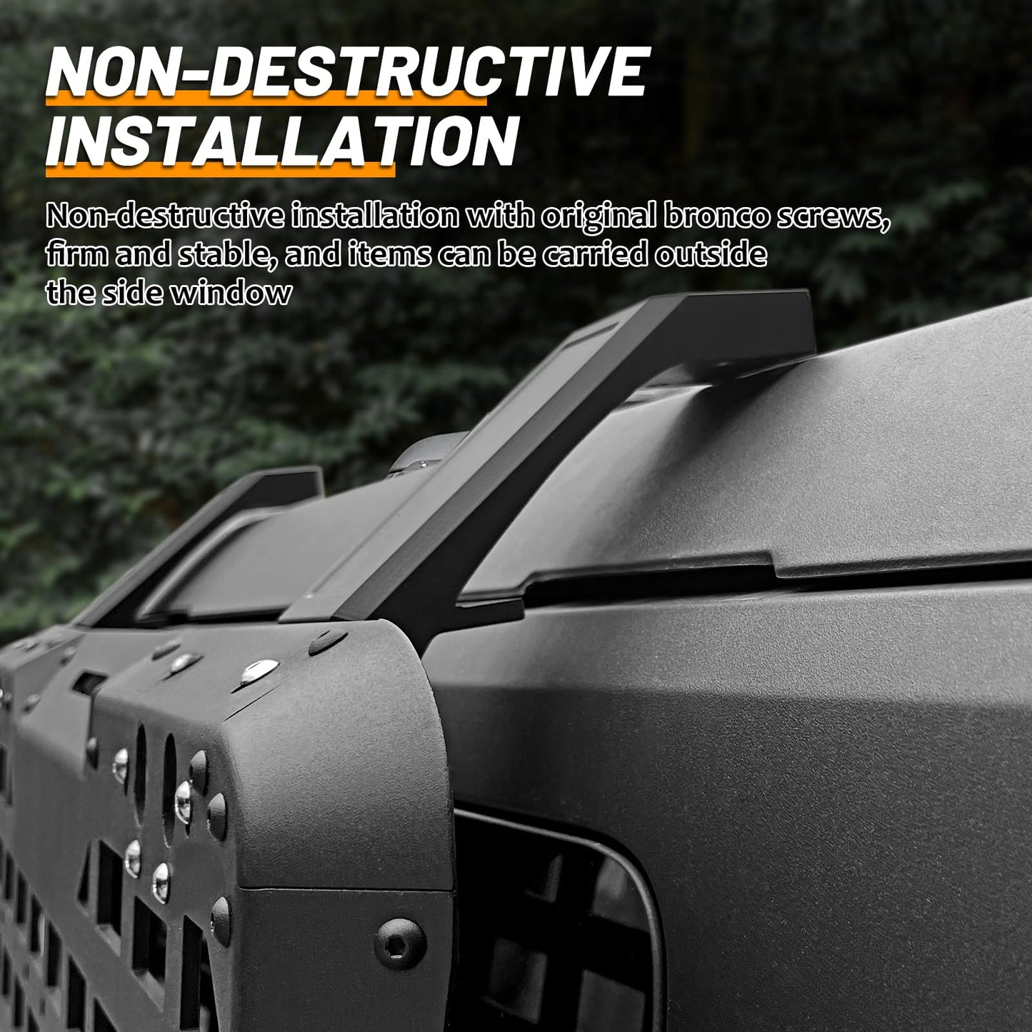 Rear Window Storage Molle Panel Flank Kit (21-24 4 Door Ford Bronco)