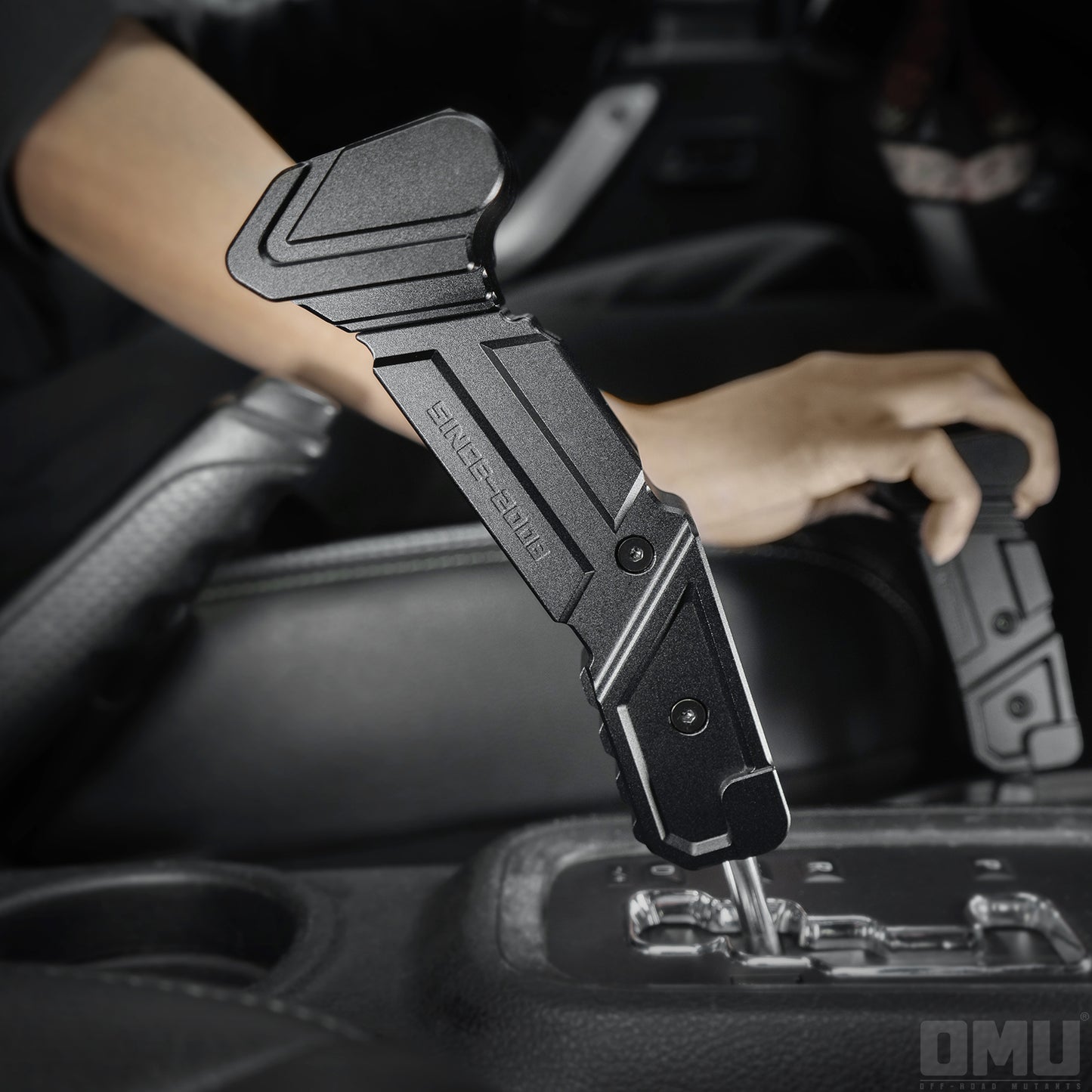 Manija de palanca de cambios de aluminio serie OMU Genesis para Jeep Wrangler JK JKU 2007-2018