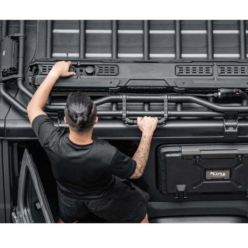 Awaken Series Aluminum Black Roof Rack (18-24 Jeep Wrangler JL)