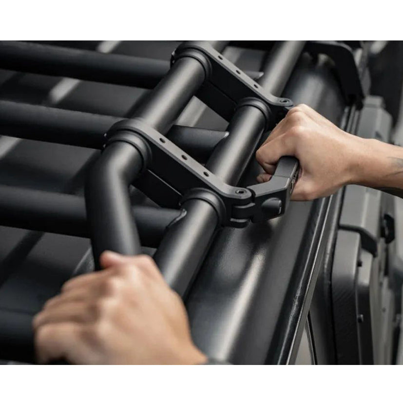 Awaken Series Aluminum Black Roof Rack (18-24 Jeep Wrangler JL)