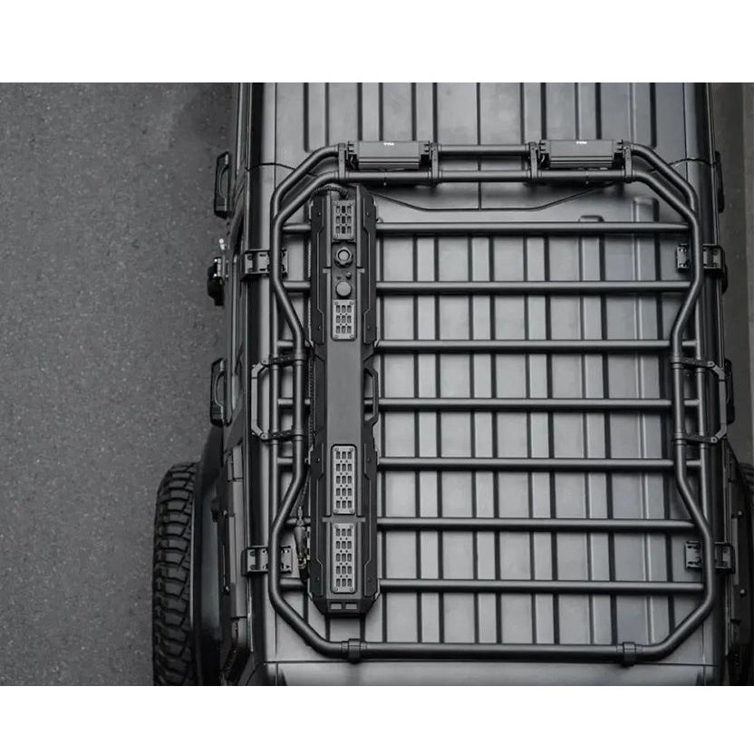 Awaken Series Aluminum Black Roof Rack (18-24 Jeep Wrangler JL)
