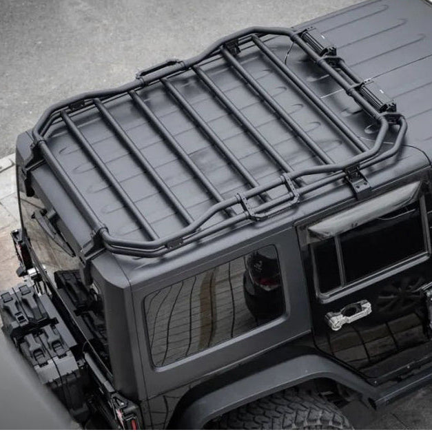 Awaken Series Aluminum Black Roof Rack (18-24 Jeep Wrangler JL)
