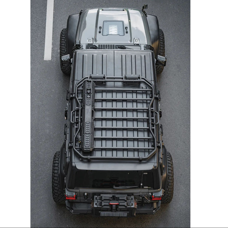 Awaken Series Aluminum Black Roof Rack (18-24 Jeep Wrangler JL)