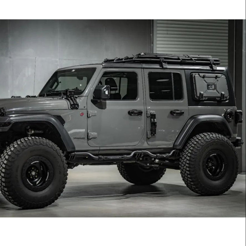 Awaken Series Aluminum Black Roof Rack (18-24 Jeep Wrangler JL)