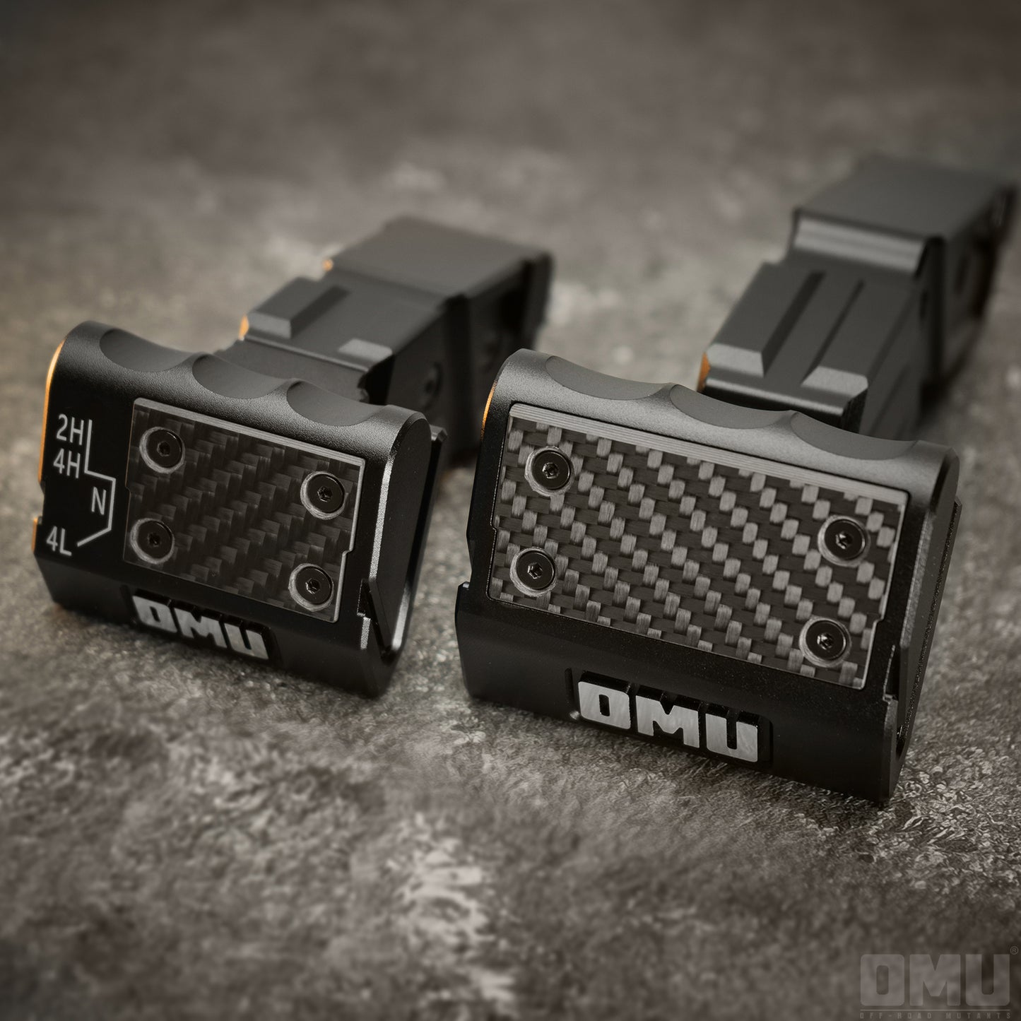 Manija de palanca de cambios de aluminio serie OMU Genesis para Jeep Wrangler JK JKU 2007-2018