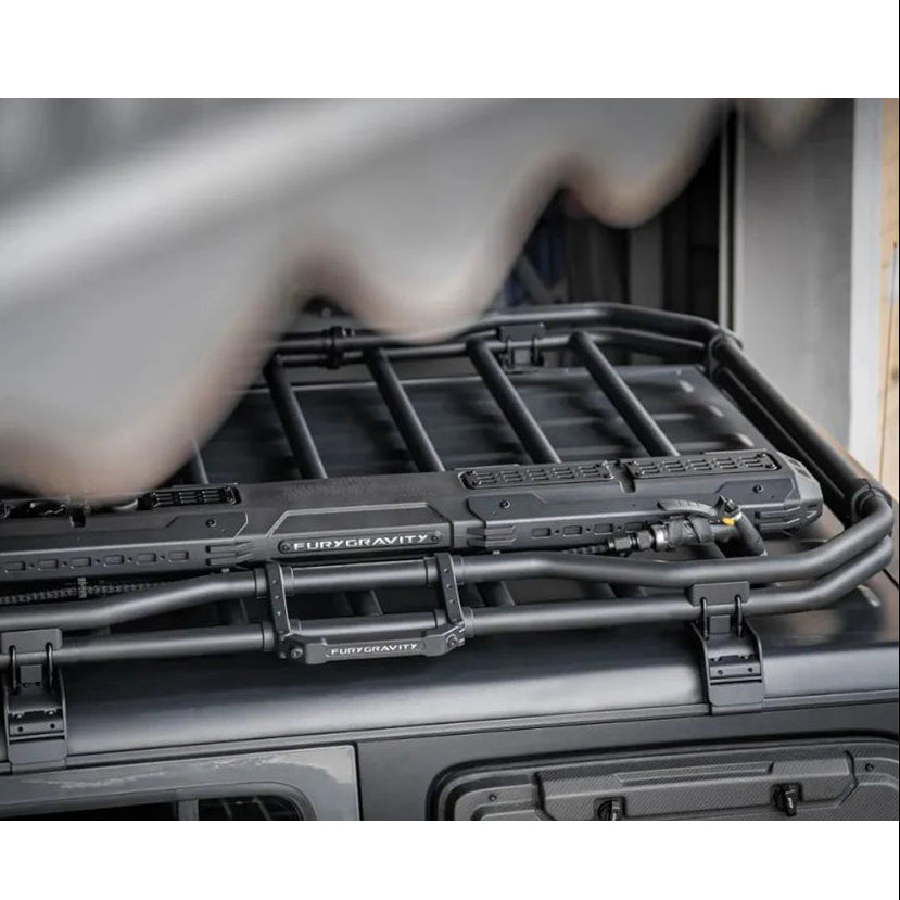 Awaken Series Aluminum Black Roof Rack (18-24 Jeep Wrangler JL)