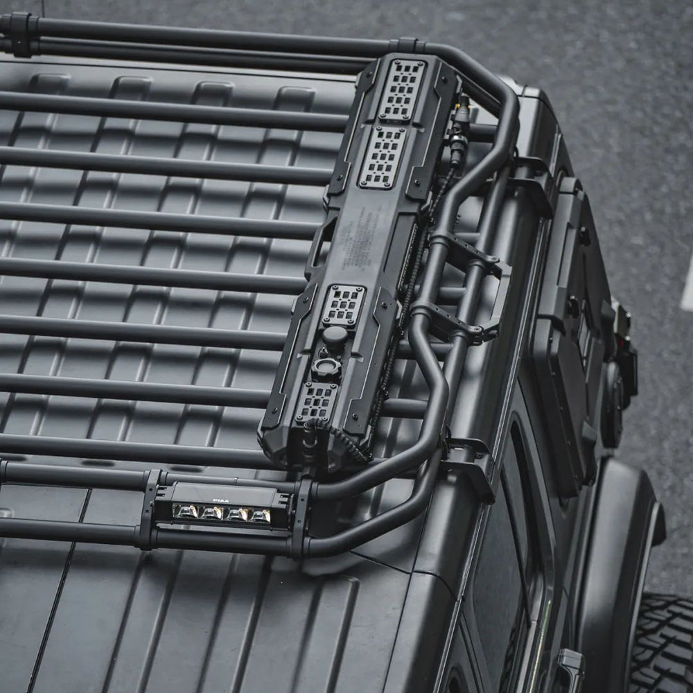 Awaken Series Aluminum Black Roof Rack (18-24 Jeep Wrangler JL)