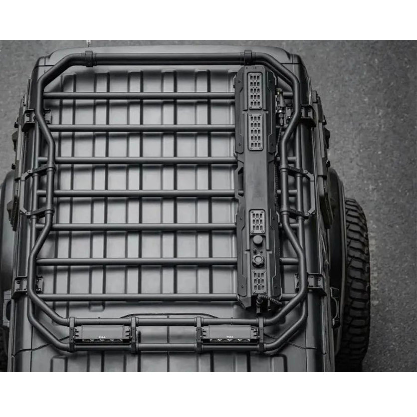 Awaken Series Aluminum Black Roof Rack (18-24 Jeep Wrangler JL)
