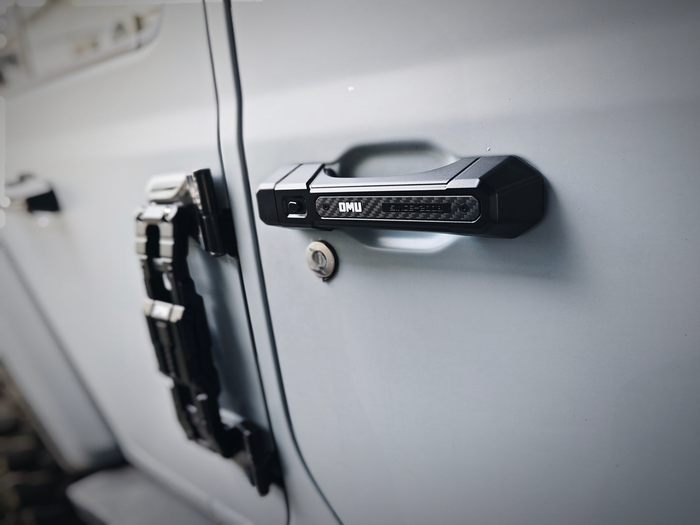 Manija de puerta de aluminio serie OMU Genesis a 4/2 puertas para Jeep Wrangler JL JT