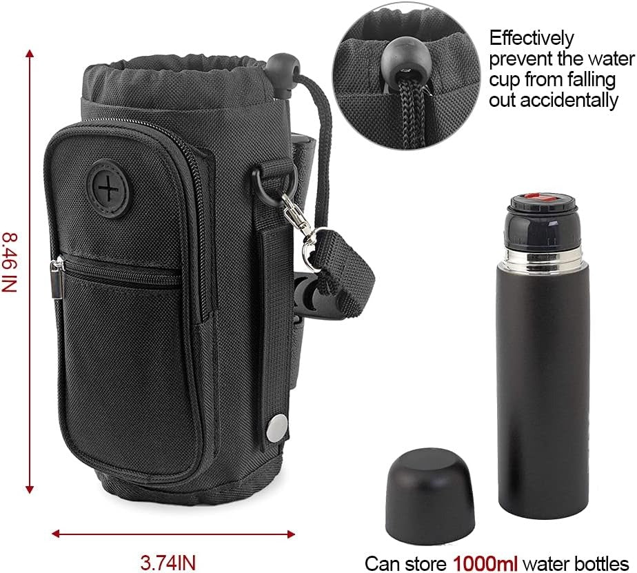 LED Auto Seat Back Organizer Bag,Car Back Seat Organizer Kick Mat with 5 Storage Packets-3 Toolkits &1 Medical Kit&1 Water Cup Bag Compatible with All Vehicel