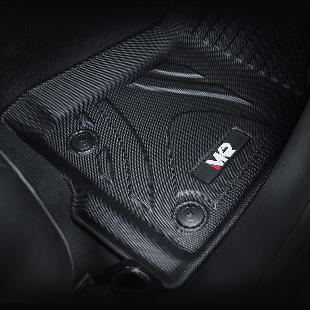 3D TPE Foot Covers All-weather Car Floor Mats (2022-2025 Jeep Wrangler JT)