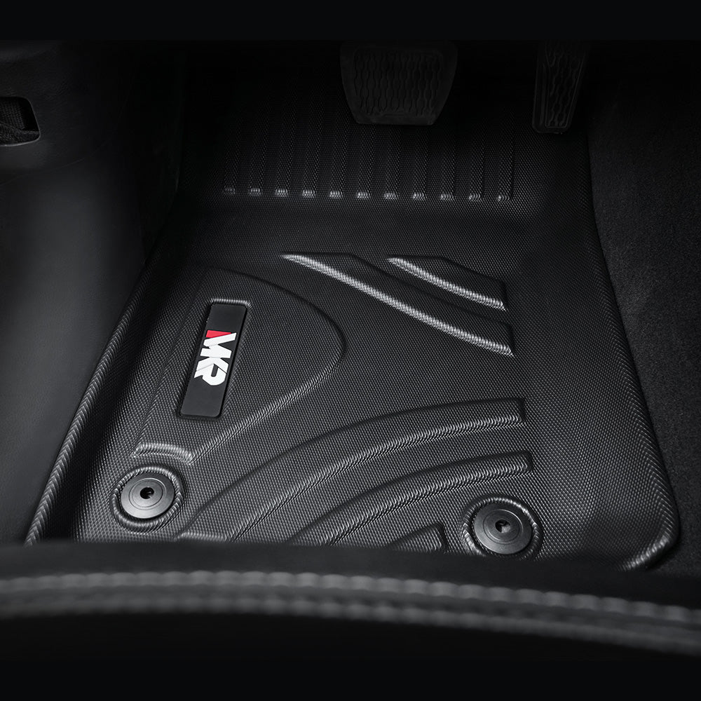 3D TPE Foot Covers All-weather Car Floor Mats (2022-2025 Jeep Wrangler JT)