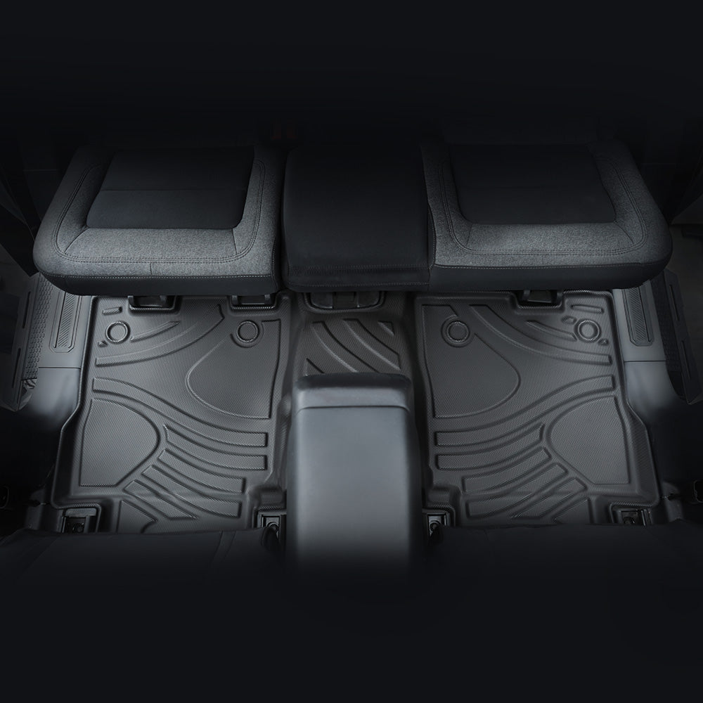 3D TPE All-Weather Floor Mats (2021-2023 Ford Bronco, Not fit 2 doors version)