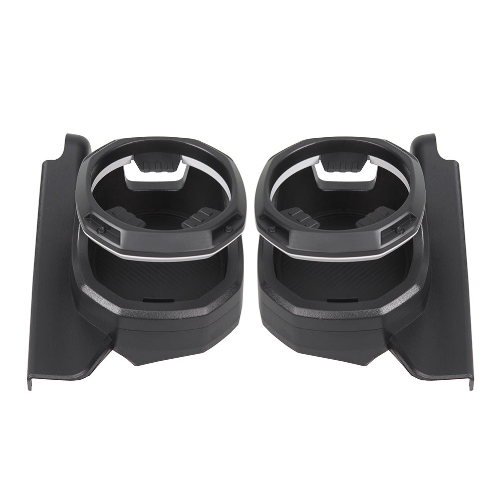 2 Pack Carbon Fiber Pattern Door Cup Holder Right & Left Side (07+ Jeep Wrangler JK)