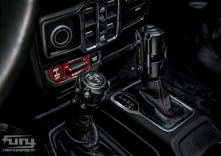 jeep gear Awaken Serie Black Gear Shift Lever Knob Cover Kit (18-24 Jeep Wrangler JL)