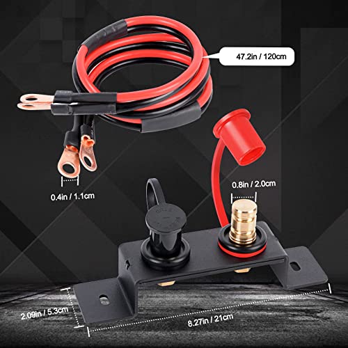 Poste de salto de batería Terminales de batería Herramienta de carga remota de batería para UTV ATV Coche Camiones RV Tractor Cortacésped Diesel Barco Can-Am X3 Accesorios