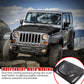 Vented Heat Dispersion Hood for Jeep Wrangler JK JKU 2007-2017, 10th Anniversary Edition Metal Replacement Hoods Accessory Black