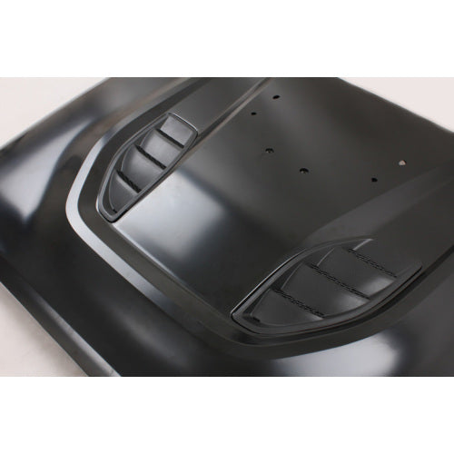 Vented Heat Dispersion Hood for Jeep Wrangler JK JKU 2007-2017, 10th Anniversary Edition Metal Replacement Hoods Accessory Black