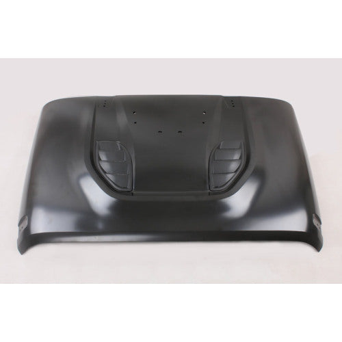 Vented Heat Dispersion Hood for Jeep Wrangler JK JKU 2007-2017, 10th Anniversary Edition Metal Replacement Hoods Accessory Black