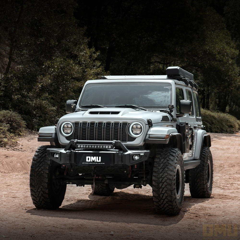 OMU Genesis Series Steel And Aluminum Front Bumper For Jeep Wrangler JL / Gladiator JT
