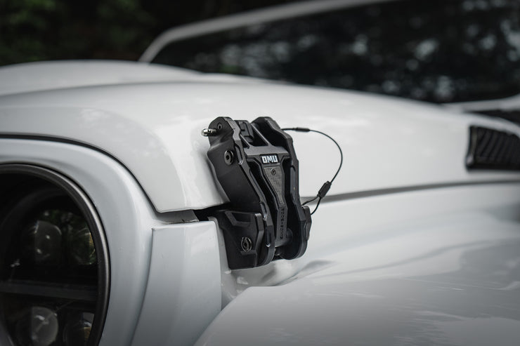 Genesis Series Armory Hood Catch Hood Lock (07-24 Jeep Wrangle JK JL JT)