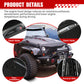 Vented Heat Dispersion Hood For J2007-2017 Jeep Wrangler JK JKU Unlimited Rubicon, The Avenger Style Steel Hood Replacement Black