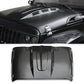 Vented Heat Dispersion Hood For J2007-2017 Jeep Wrangler JK JKU Unlimited Rubicon, The Avenger Style Steel Hood Replacement Black
