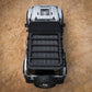 Genesis Series Multifunctional Aluminum Roof Luggage Rack With Rear Window Side Ladder(18-24 Jeep Wrangler JL)