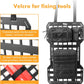 Rigid Molle Panels For Vehicles Truck Mount Rack Panel Tactical Seat Back Organizer with 2 Organizer Storage Bag, 1 Multi-tool Pliers, 1 Flashlight and 5 Fastening Tape