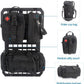 2PCS Tactical Rigid MOLLE Panel Car Vehicle Seat Back Organizer with 3 Storage Bag