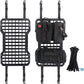 2PCS Tactical Rigid MOLLE Panel Car Vehicle Seat Back Organizer with 3 Storage Bag