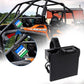 Aluminum ATV UTV OHV Registration Green Sticker Mount with Light for Polaris Pioneer Talon Can-Am Maverick X3 Kawasaki Arctic Cat Wildcat fits 1.75-2 Inch Roll Cage Bars