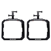 Awaken Series Aluminum Rearview Mirror Rain Shield Frame(07-18 Jeep Wrangler JK)