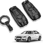 Metal Key Fob Case, Zinc Alloy Keyring Compatible with Audi A4 A4L A5 A6 A7 A8 Q5 Q7 R8 RS Q3 RS4 RS5 RS7 S4 S5 S6 S7 S8 SQ5 SQ7 TT TTS TT-RS