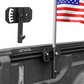 Truck Bed Flag Pole Mount Compatible with 2020-2024 Jeep Wrangler Gladiator JT & Tacoma Bed Rail Flag Pole Holder Fits Up to 1.12 Inch Diameter Flagpole