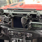 Central control multi-function integrated bracket | Dashboard Console Multi-Mount Phone Holder & Action Camera Holder & Platform Phone Stand (18-23 Jeep Wrangler JL)