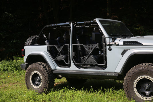Tube X Tactical Half Doors / 4 Pack (18-24 Wrangler JT/JL 4 door)