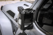 Genesis Series Aluminum Rearview Mirror Rain Shield Frame（17-24 Jeep Wrangler JL / JT）