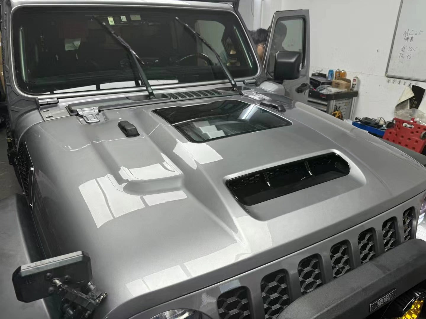 Capó de cápsula espacial El capó de repuesto para Jeep Wrangler JK JL JLU y Gladiator JT 2020-2023 