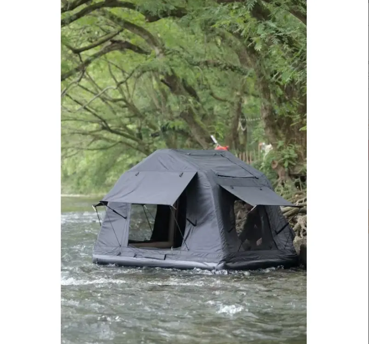 3 in 1 Multifunctional Rooftop Overland Water Camping Inflatable Waterproof Tent With Ladder (SUVS / Jeep / Bronco / Trucks)