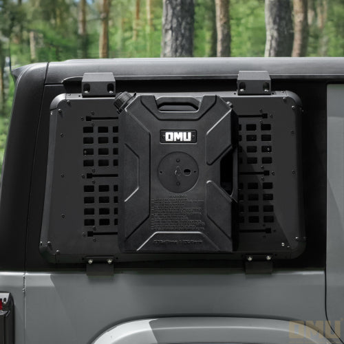 Door Hinge Gasoline Container and Mount for 2007-2026 Jeep wrangler JK JL JT