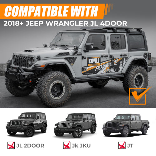 Capó de cápsula espacial El capó de repuesto para Jeep Wrangler JK JL JLU y Gladiator JT 2020-2023 